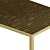 Alchemy Gold Dining Table. 3D model small image 2