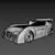 Sleek Car Bed Design 3D model small image 3