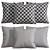 Stylish Accent Pillows for Home 3D model small image 2