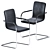 Elegant Cantilever Chair Thonet 3D model small image 2