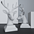 Antler Book Stand 3D model small image 3