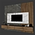 Sleek TV Stand: Ready for Visualizations 3D model small image 3