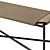 Minimalist Two-Seater Vent Bench 3D model small image 4