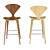 Elegant Cherner Counter Stool 3D model small image 2