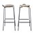 Modern Steel Forcina Bar Stool 3D model small image 2