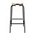 Modern Steel Forcina Bar Stool 3D model small image 3