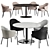 Minotti Angie Dining Oliver Dining Table 3D model small image 1