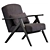 Modern Jysk Sadderup Armchair: Stylish & Comfortable 3D model small image 1