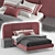 Luxury Queen-sized Astoria Bed 3D model small image 1