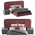 Luxury Queen-sized Astoria Bed 3D model small image 6