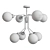 Lussole Ontario Modern Chandelier 3D model small image 2