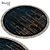 Modern Round Rug 54 3D model small image 1