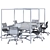 Optimized High Detail Office Set 3D model small image 5