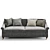 Elegant Harrogate Sofa by James Brindley 3D model small image 4