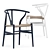 CH24 Soft: Danish Design Chair 3D model small image 1