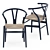 CH24 Soft: Danish Design Chair 3D model small image 3