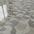 Sleek Geometric Ceramic Tiles 3D model small image 2