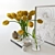 Yellow Tulip Decor Set 3D model small image 5