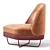 Elegant Bixib Armchair 3D model small image 3