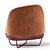 Elegant Bixib Armchair 3D model small image 4