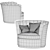 2014 Miller Armchair - Stylish and Comfortable 3D model small image 5