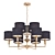 Elegant Grey 71 Chandelier 3D model small image 1