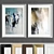 Elegant Art Frame A75: 2 Frames, 6 Material Options 3D model small image 1