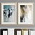 Elegant Art Frame A75: 2 Frames, 6 Material Options 3D model small image 2