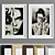 Elegant Art Frame A74: 6 Material Options, 50x70 cm 3D model small image 2