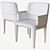 Elegant Sin Chair: HC28 3D model small image 3
