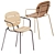 Si-Si Wood Chair: Elegant Design 3D model small image 3