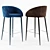 Nicolas Elbe Bar Stool: Sleek, Stylish, Comfortable 3D model small image 1