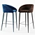 Nicolas Elbe Bar Stool: Sleek, Stylish, Comfortable 3D model small image 2