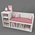 Sleek Kids Room Bench - Perfect for Playrooms 3D model small image 2