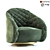 Portofino Luxury Armchair 3D model small image 1