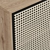 Boho Rattan Wardrobe 3D model small image 3