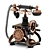 Vintage Rotating Dial Antique Telephone 3D model small image 2