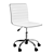 Sleek Leather Task Chair 3D model small image 1