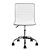 Sleek Leather Task Chair 3D model small image 2