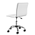 Sleek Leather Task Chair 3D model small image 3