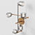 Sleek Smok & White Sconce 3D model small image 2