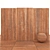 Glossy Red Travertine Slabs 3D model small image 1