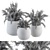 180 Indoor Plant Set: Pot & Greenery! 3D model small image 5