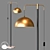 Elegant Soliet Floor Lamp 3D model small image 1