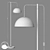 Elegant Soliet Floor Lamp 3D model small image 2