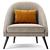 Joe Armchair: Stylish and Comfortable 3D model small image 4