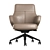 Luxury Leather Lowback Chair 3D model small image 5