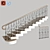 Sleek Stairwell Solution 3D model small image 1