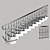 Sleek Stairwell Solution 3D model small image 2