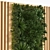 Natural Wood Planks & Vertical Garden 3D model small image 3